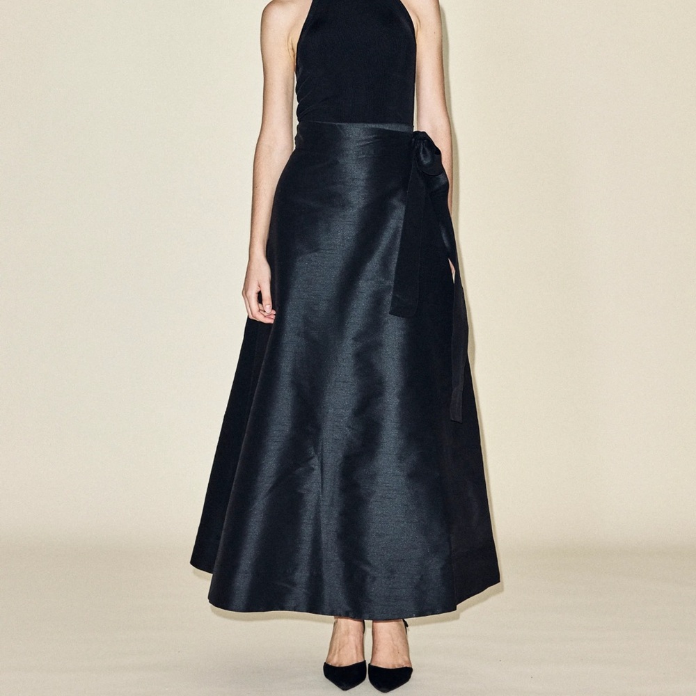 Louise New York Wrap Midi Skirt
